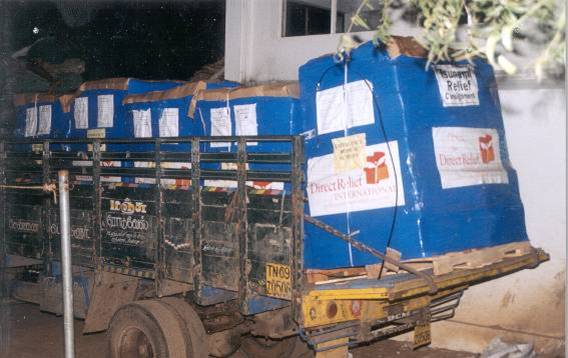 2004 Indian Ocean  Tsunami - shipment