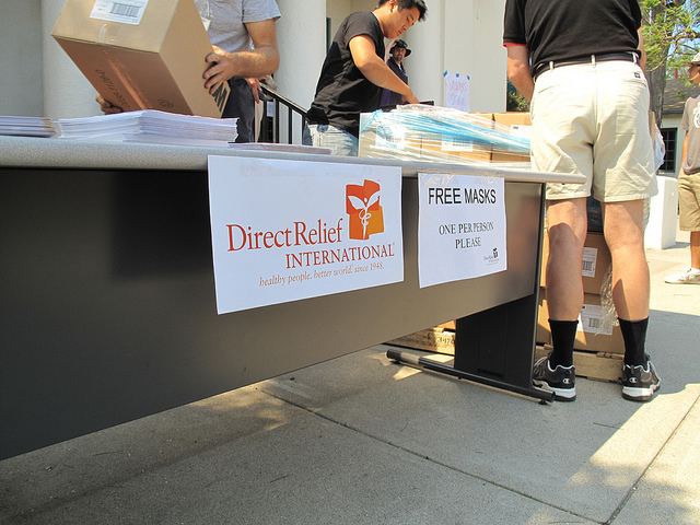 Mask Distribution for Jesusita Fire