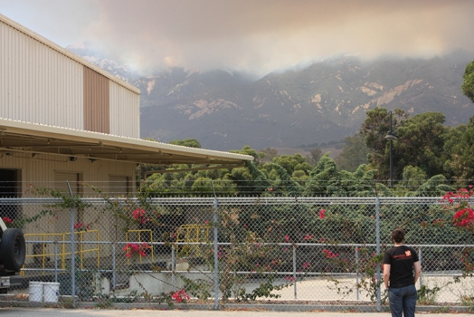 Gap Fire from DRI Headquarters