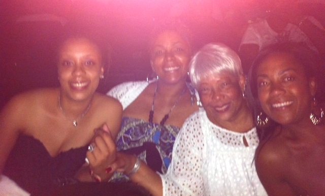 Carmen (far left) with her family in Philadelphia