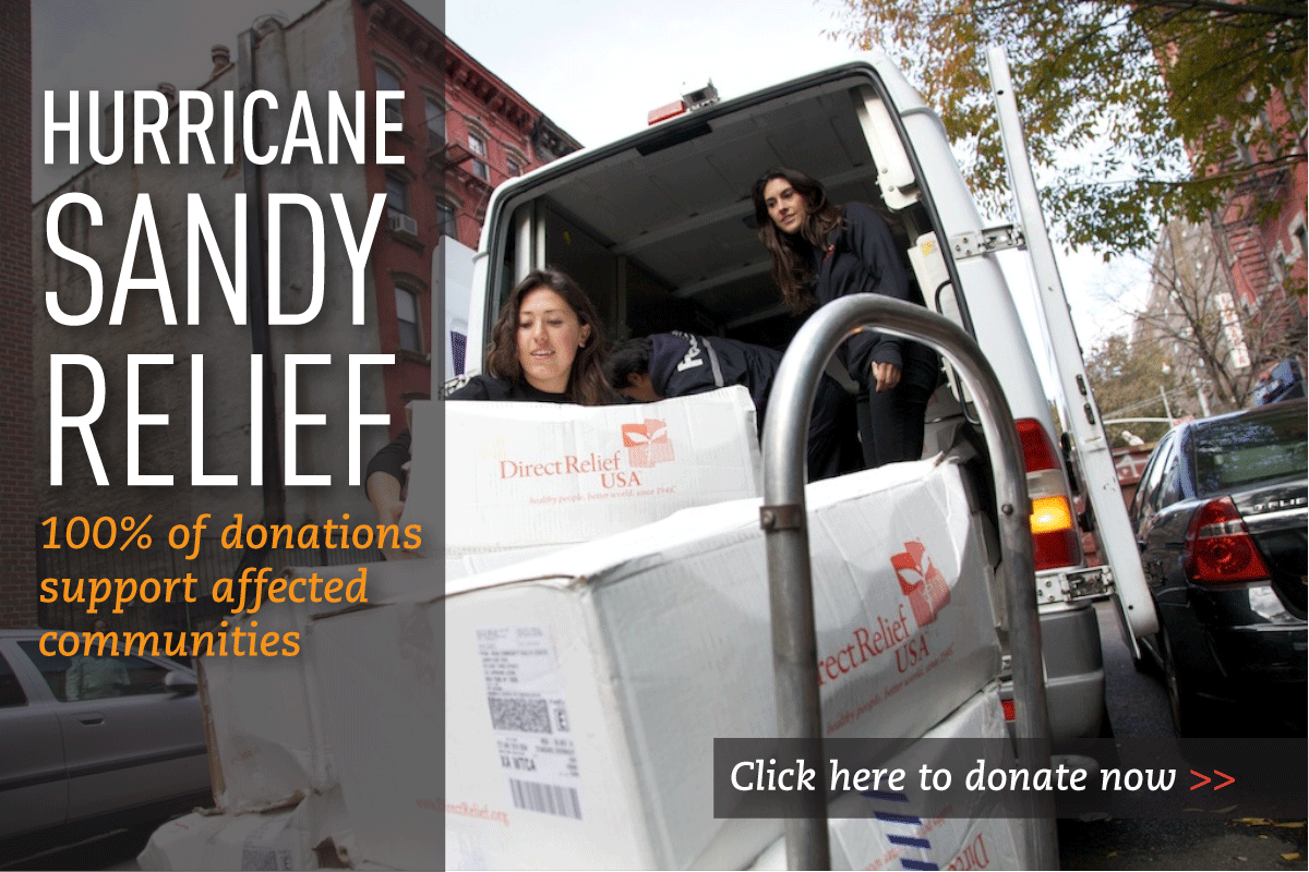 Direct Relief staff deliver emergency aid to health centers in New York. PHOTO: William Vazquez