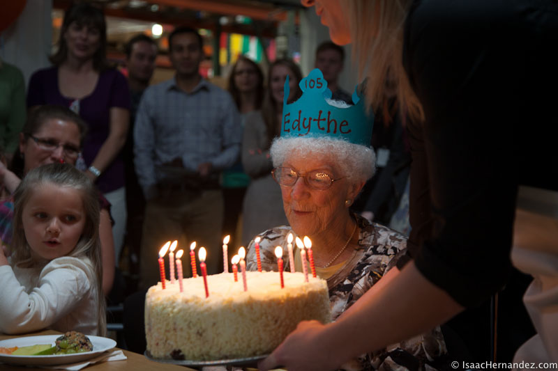 Edythe with Cake Edythe with Cake