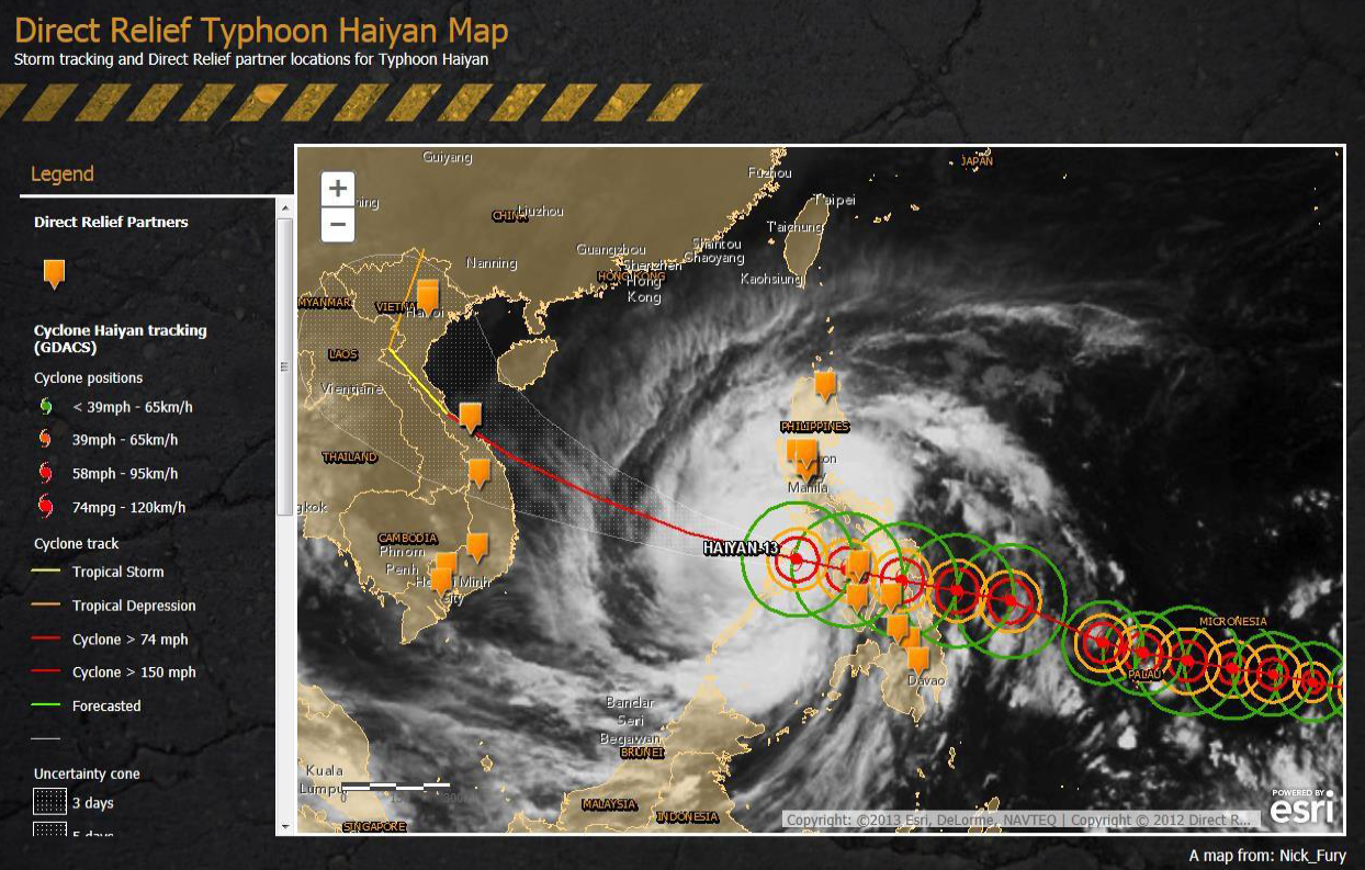 Esri map - tracking route
