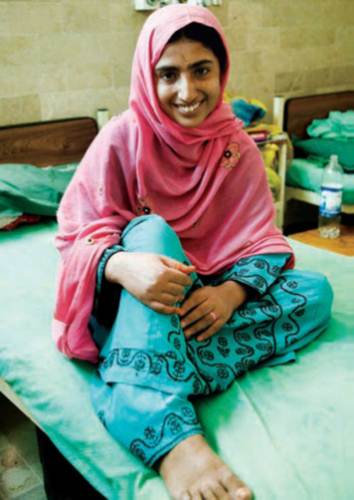 Fistula Patient and Advocate. Photo courtesy of Koohi Goth Hospital.