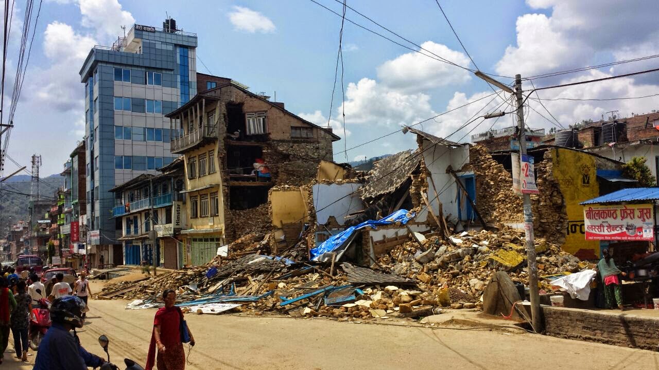 Buildings Destroyed Nepal Earthquake