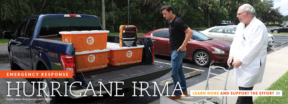 Hurricane Irma Battering Florida with High Winds, Storm Surge. Direct Relief Ready to Respond.