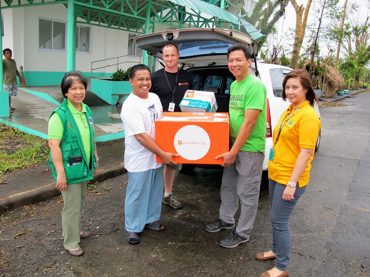 Regional Health Director Gloria Balboa & Albay Provincial Health Officer Nats Rempillo - Paint