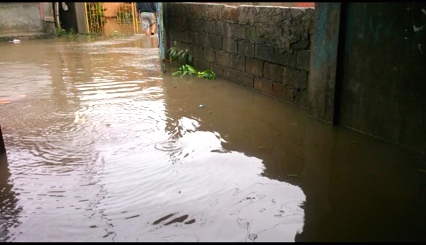 Flooding following Hagupit. Courtesy photo.