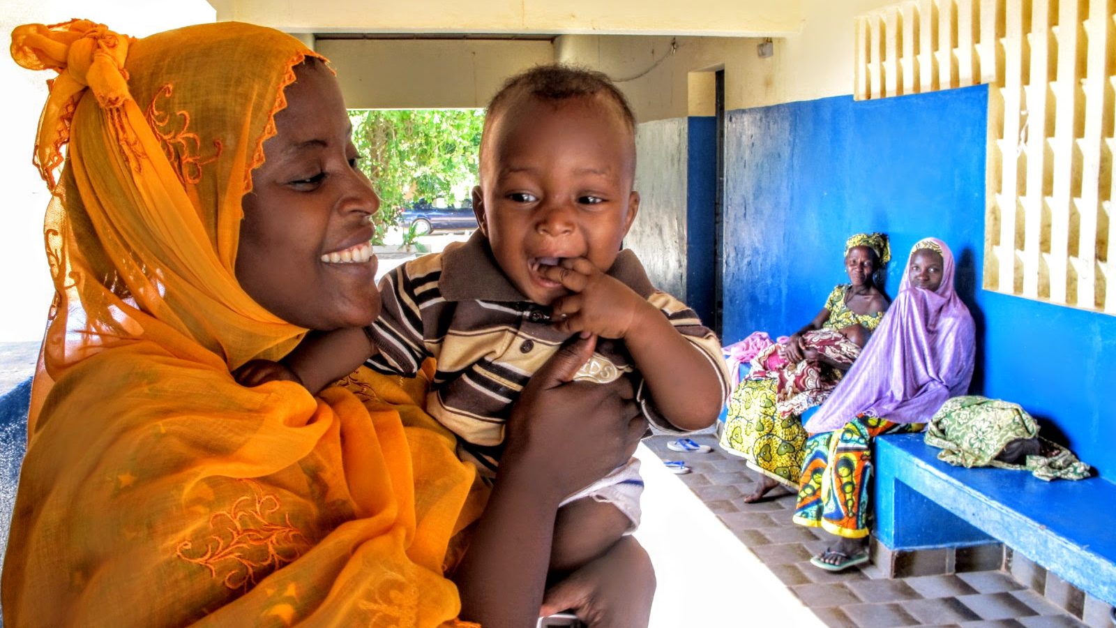 A mother and baby spend time at the Danja Fistula Center  in Southern Niger. Direct Relief is committed to supporting healthy births around the world, and is working to equip local healthcare providers. (Photo by William Vazquez)