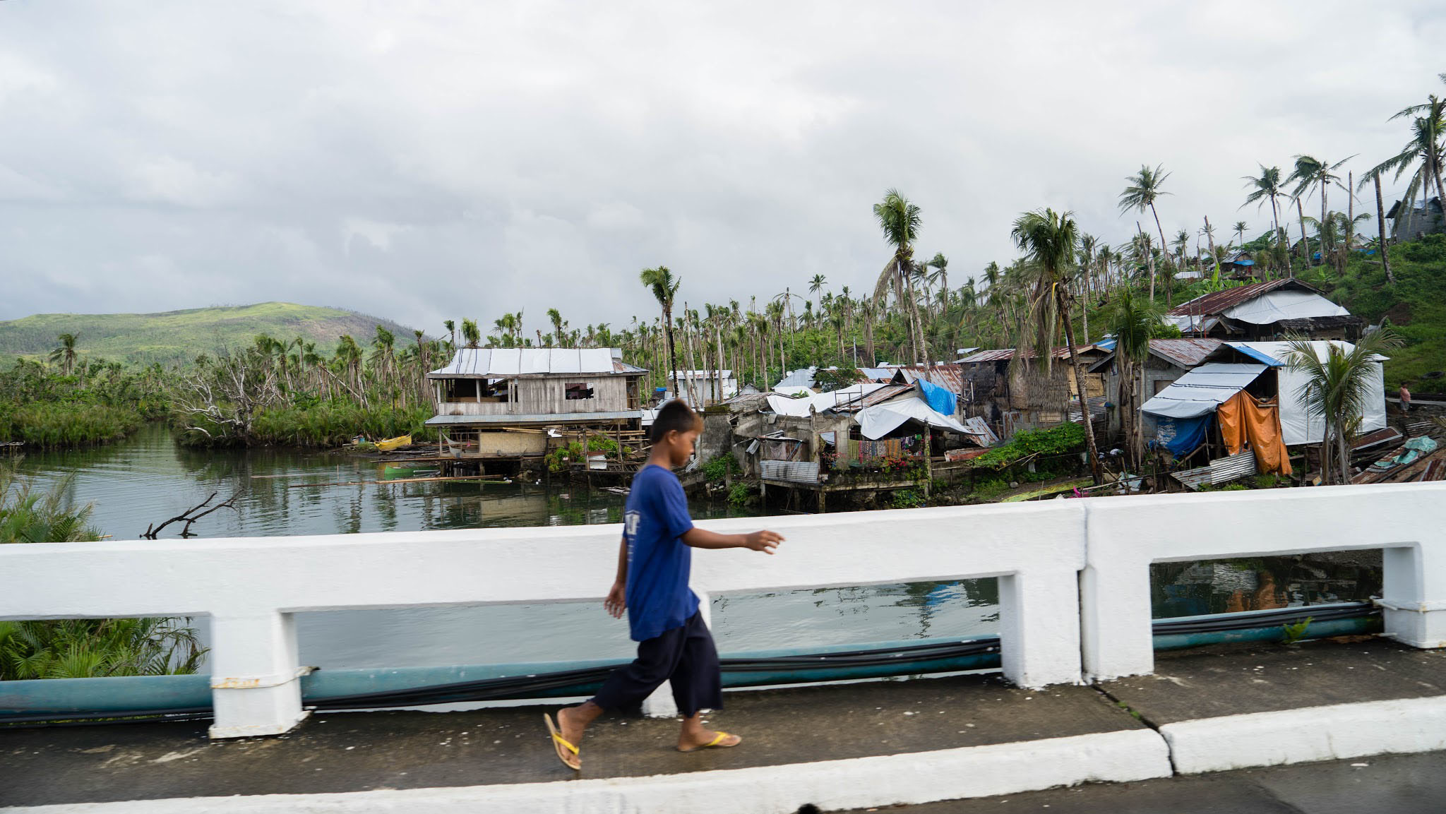 Typhoon Haiyan damage as seen in Cebu City, Philippines, in 2013. Direct Relief has long responded to disasters throughout Southeast Asia, and formally signed an agreement with ASEAN in 2016 to provide a channel for humanitarian aid during disasters. This week, Direct Relief and ASEAN's AHA Centre staff formally inaugurated a new emergency response warehouse in Manila that will enable rapid deployment of medical aid during future disasters. (Photo by William Vazquez for Direct Relief)