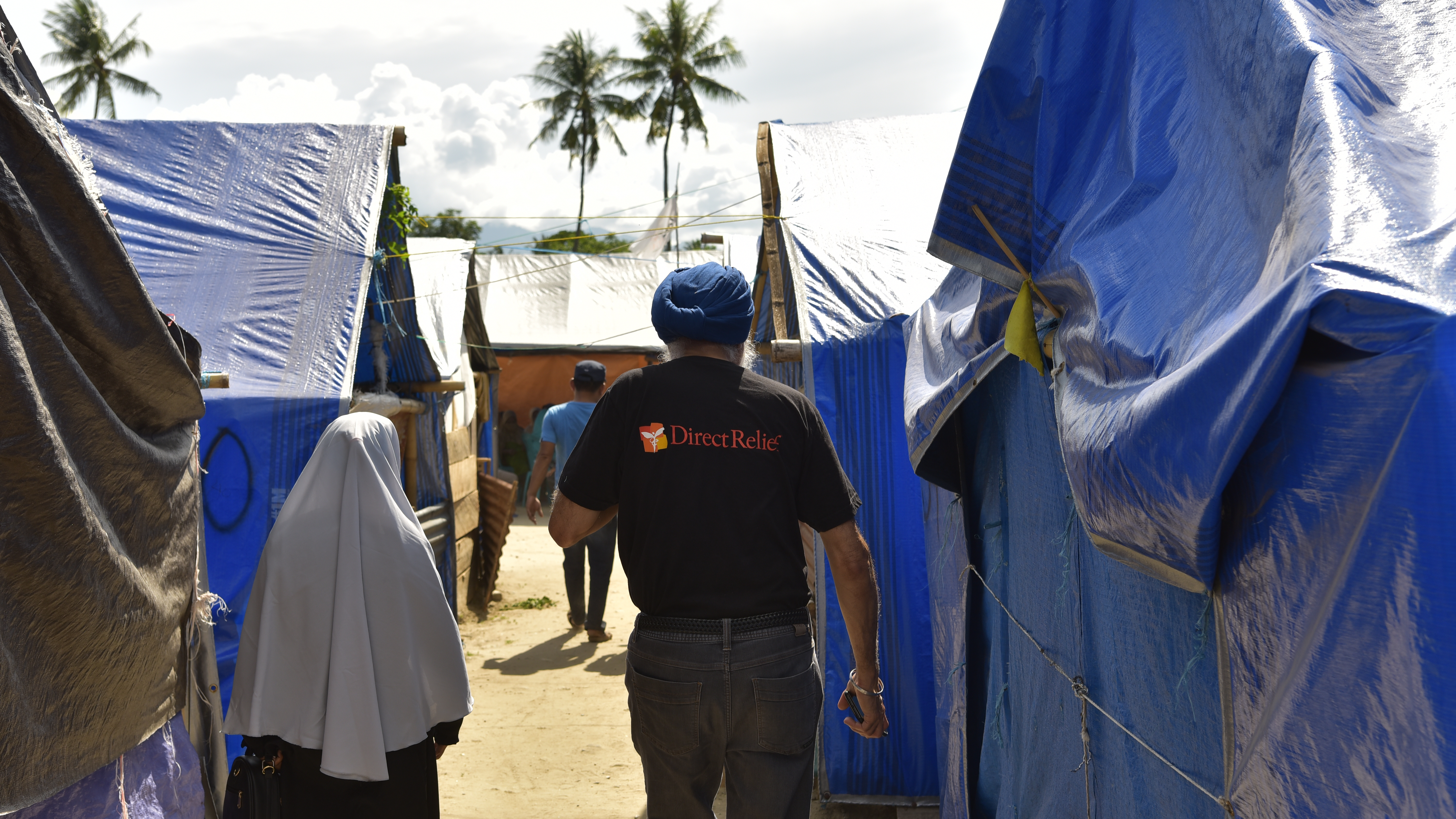 Direct Relief staff conducted assessments of ongoing needs from earthquake impacted communties in Indonesia earlier this year. Recovery continues for many people who have been out of their homes since last year's disasters occurred. (Photo courtesy of Pepi Perdiansyah)