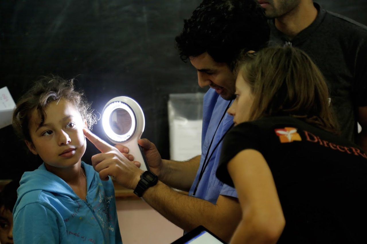 Direct Relief staff supporting health clinic in Jordan
