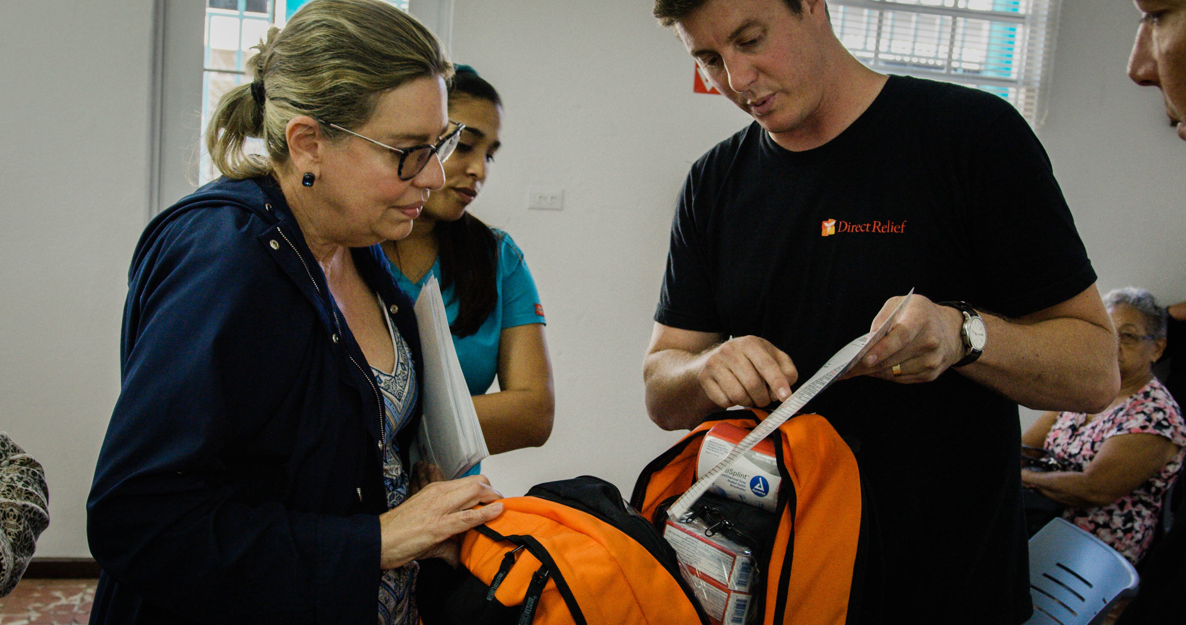 Emergency medical aid was delivered to Health ProMed in Vieques, an island 80 miles east of San Juan that was hit particularly hard by Hurricane Maria. (Photo by Bimarian Films for Direct Relief)