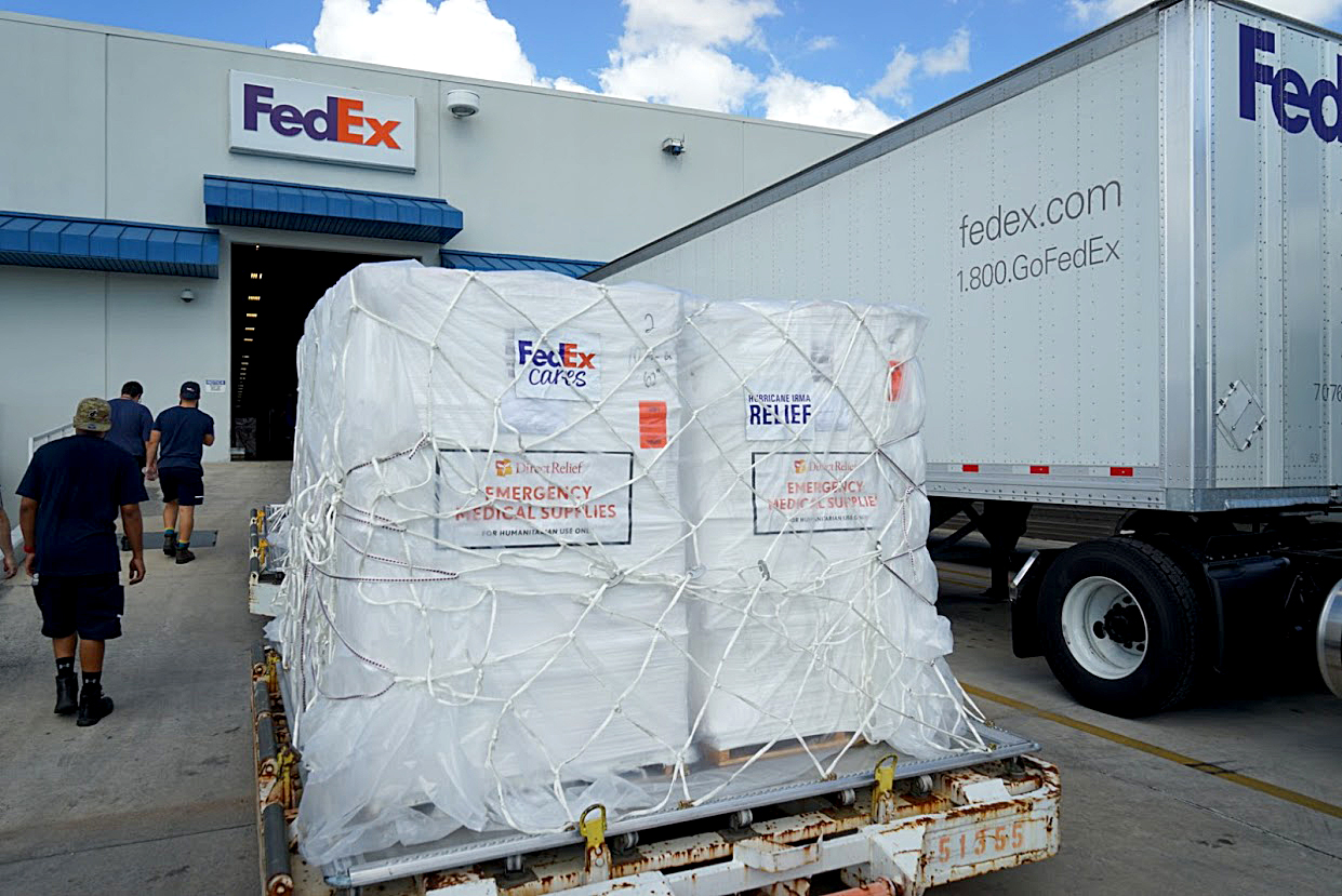 Nearly 8,000 pounds of essential medical aid from Direct Relief, including items like antibiotics, surgical and wound care products, arrived to assist St. Maarten Medical Center, an organization treating patients affected by hurricanes.